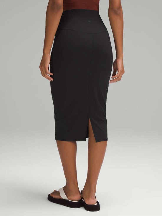 lululemon athletica Dresses & Skirts - Lululemon Nulu Slim-Fit High-Rise Skirt, Black 10